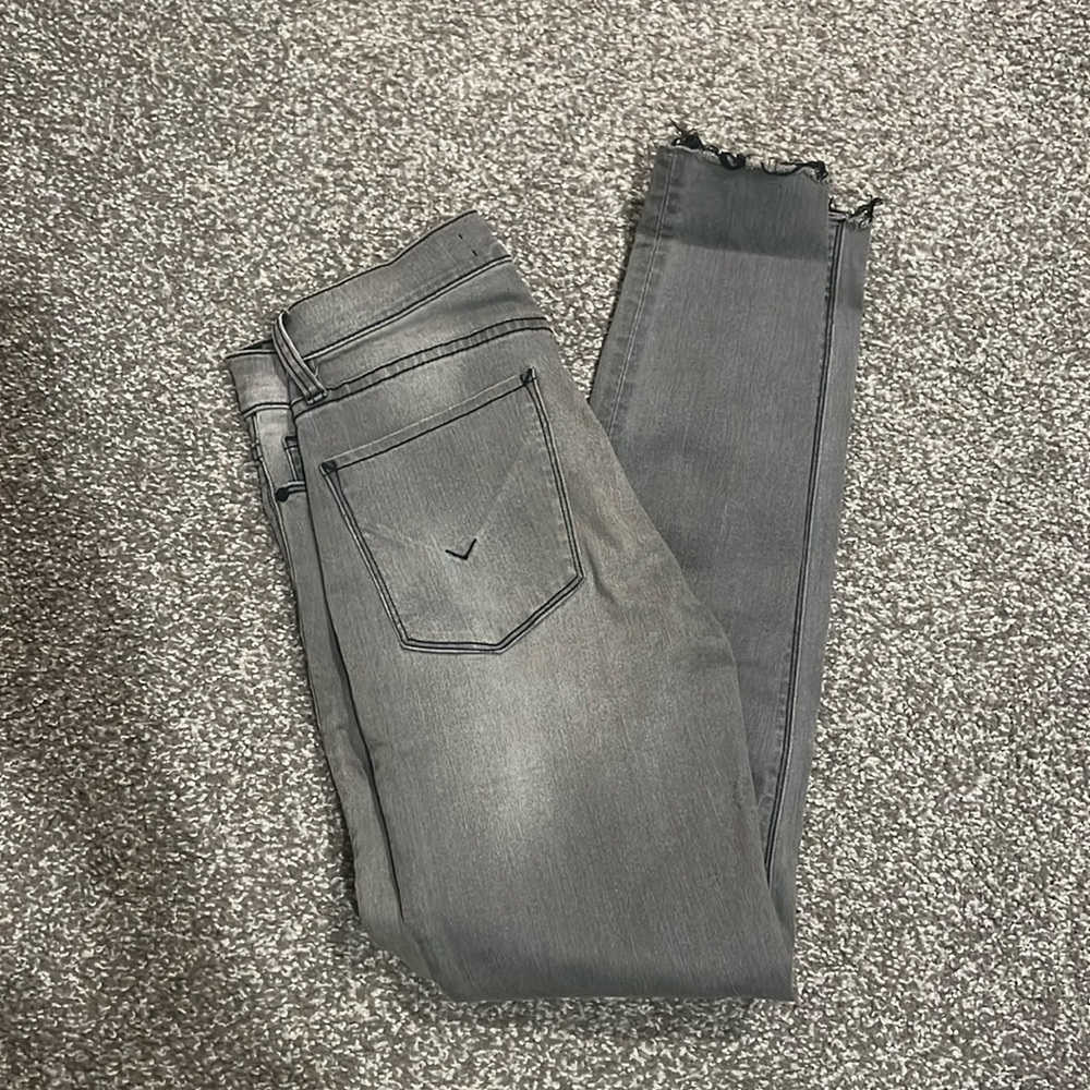 Grey Hudson Skinny Jeans